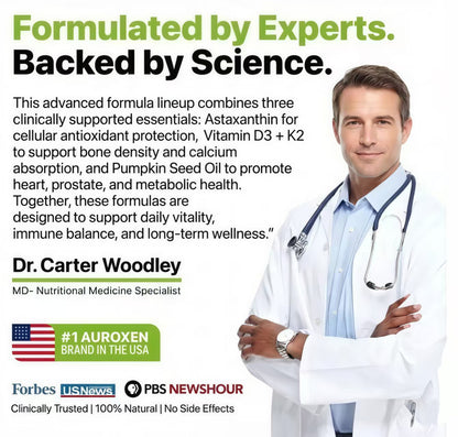 Paquete de vitamina D3 y K2 + astaxantina + aceite de semilla de calabaza