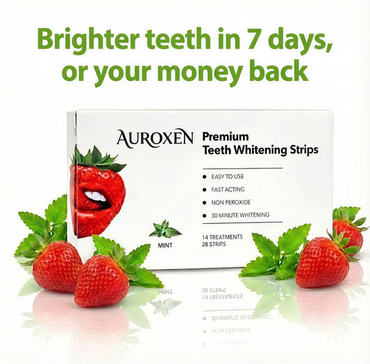 Tiras blanqueadoras de dientes AUROXEN