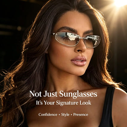 Signature Y2K Oval Sunglasses