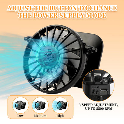 AUROXEN ☀️ Sombrero solar con doble ventilador UPF 50+