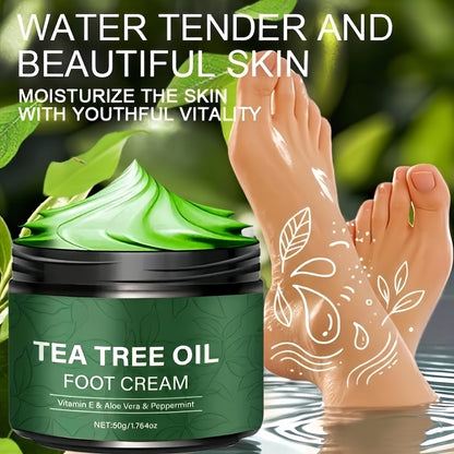 Tea tree oil foot cream