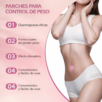 Parche cosmético con ingredientes naturales GLP-1