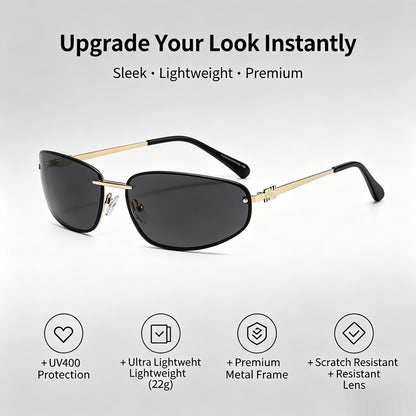 Signature Y2K Oval Sunglasses